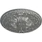 Ekena Millwork Amelia Ceiling Medallion (Fits Canopies up to 2 3/8"), Hand-Painted Silver, 19 5/8"OD x 3/4"P CM20AMSLS - alternate 2
